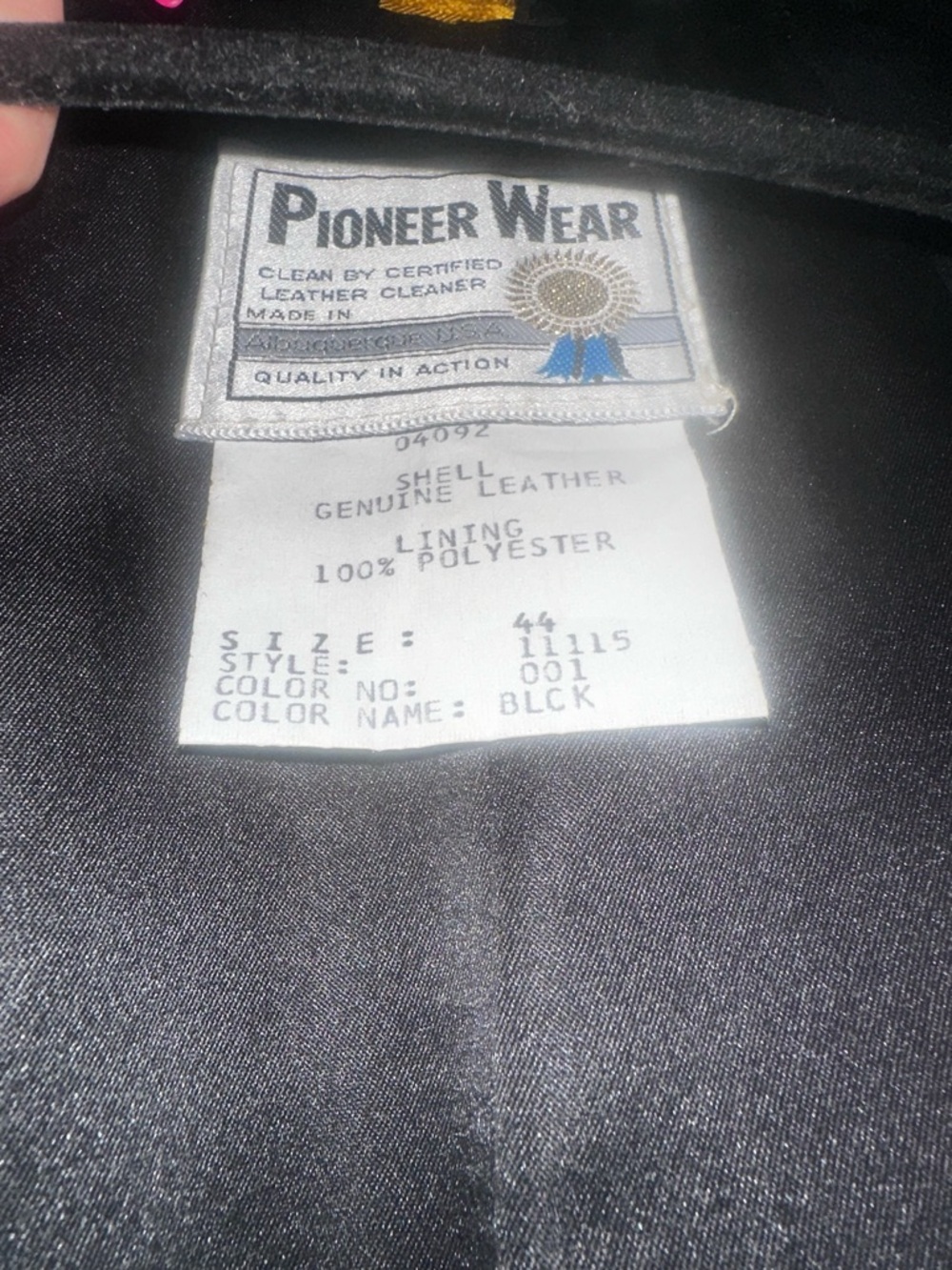VINTAGE PIONEER WEAR Genuine Leather / Calf Hair - Picture 11 of 12